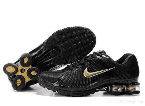 Nike Shox R4 Mens 625 Noire Doree